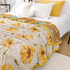 Sunflower Comfort Cotton Blanket — main product photo