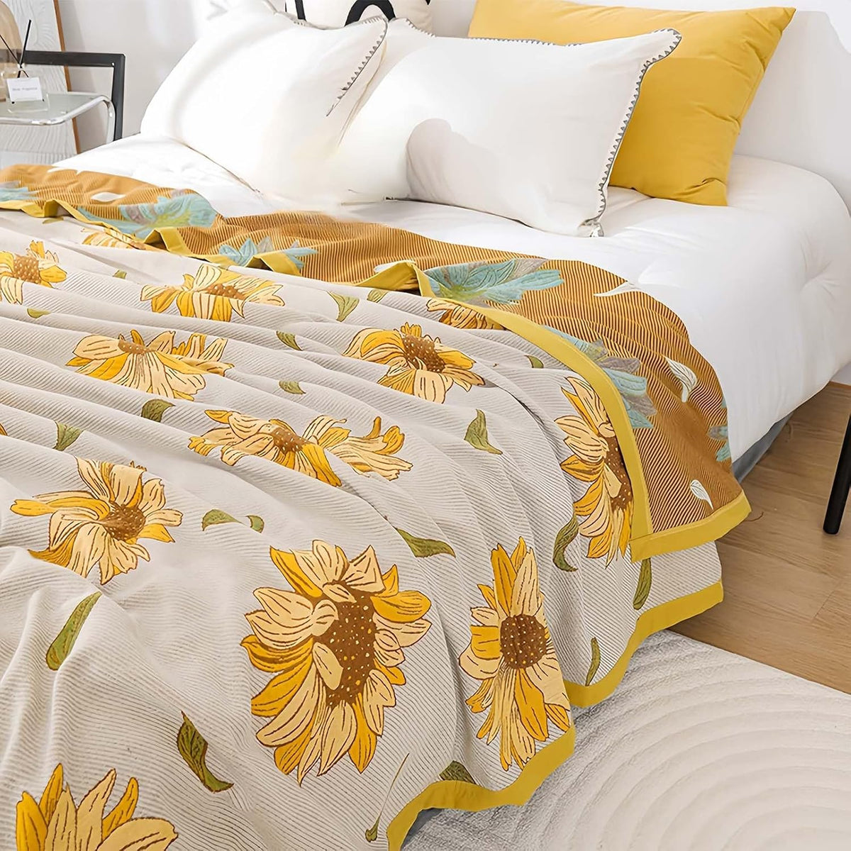 Sunflower Comfort Cotton Blanket — main product photo