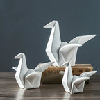 Origami-Inspired Ceramic Bird Statue — main product photo