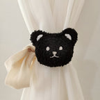 Teddy Bear Curtain Straps — size and scale reference