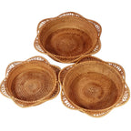 Handwoven Rattan Floral Basket — additional view