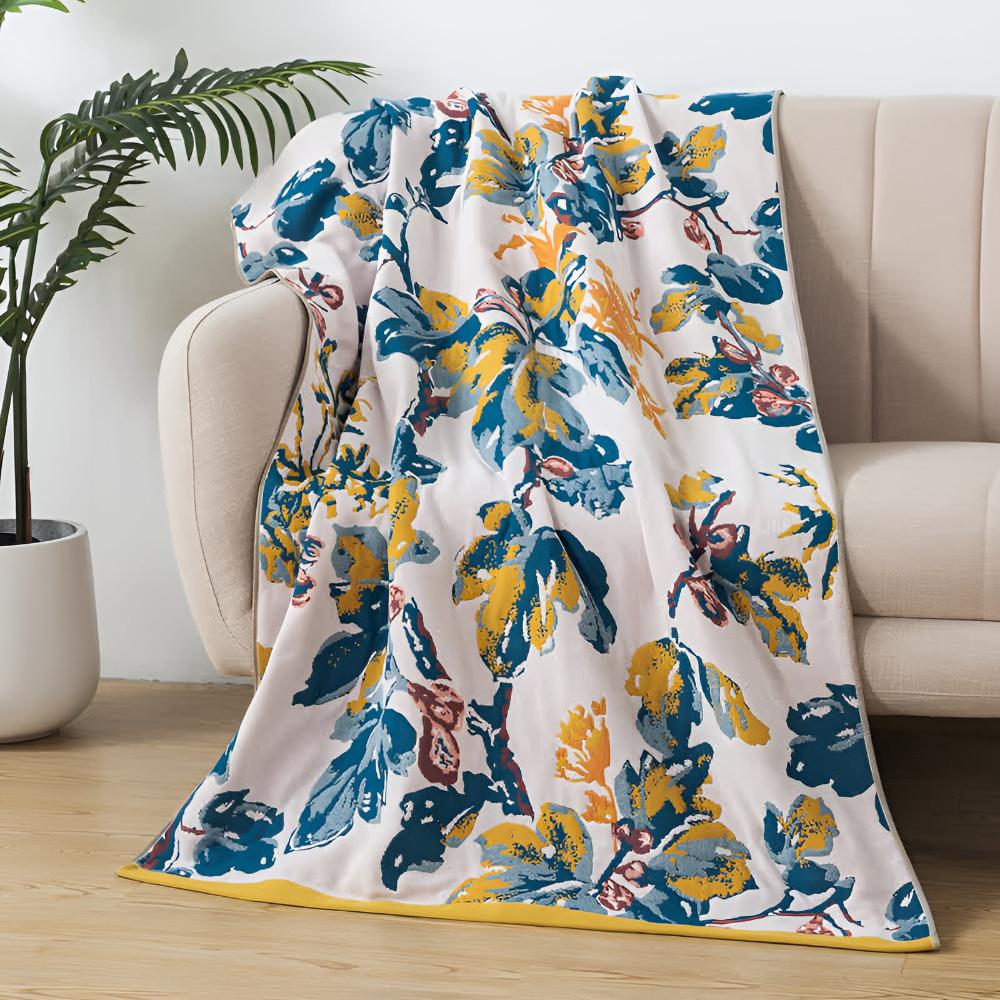 Nature’s Embrace Floral Bath Towel — main product photo