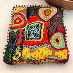 Boho Style Square Floor Cushion — lifestyle shot