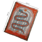 Serpent's Path Blanket — alternate angle view
