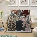 Floravase Woven Throw — lifestyle shot