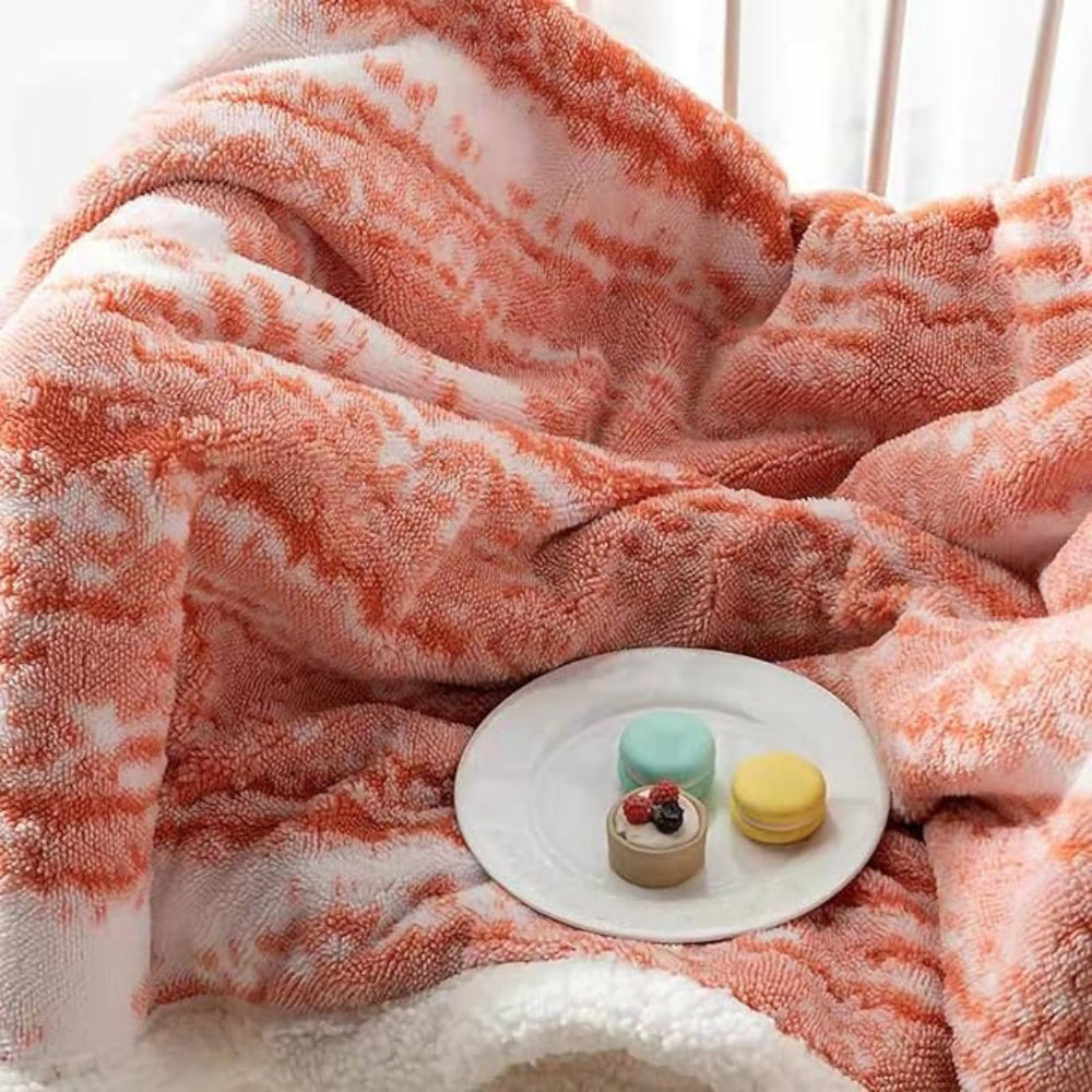 Seraphina Velvet Sherpa Blanket — product detail view