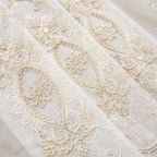 Elyvia Embroidered Classic Sheer Lace Curtain — alternate angle view