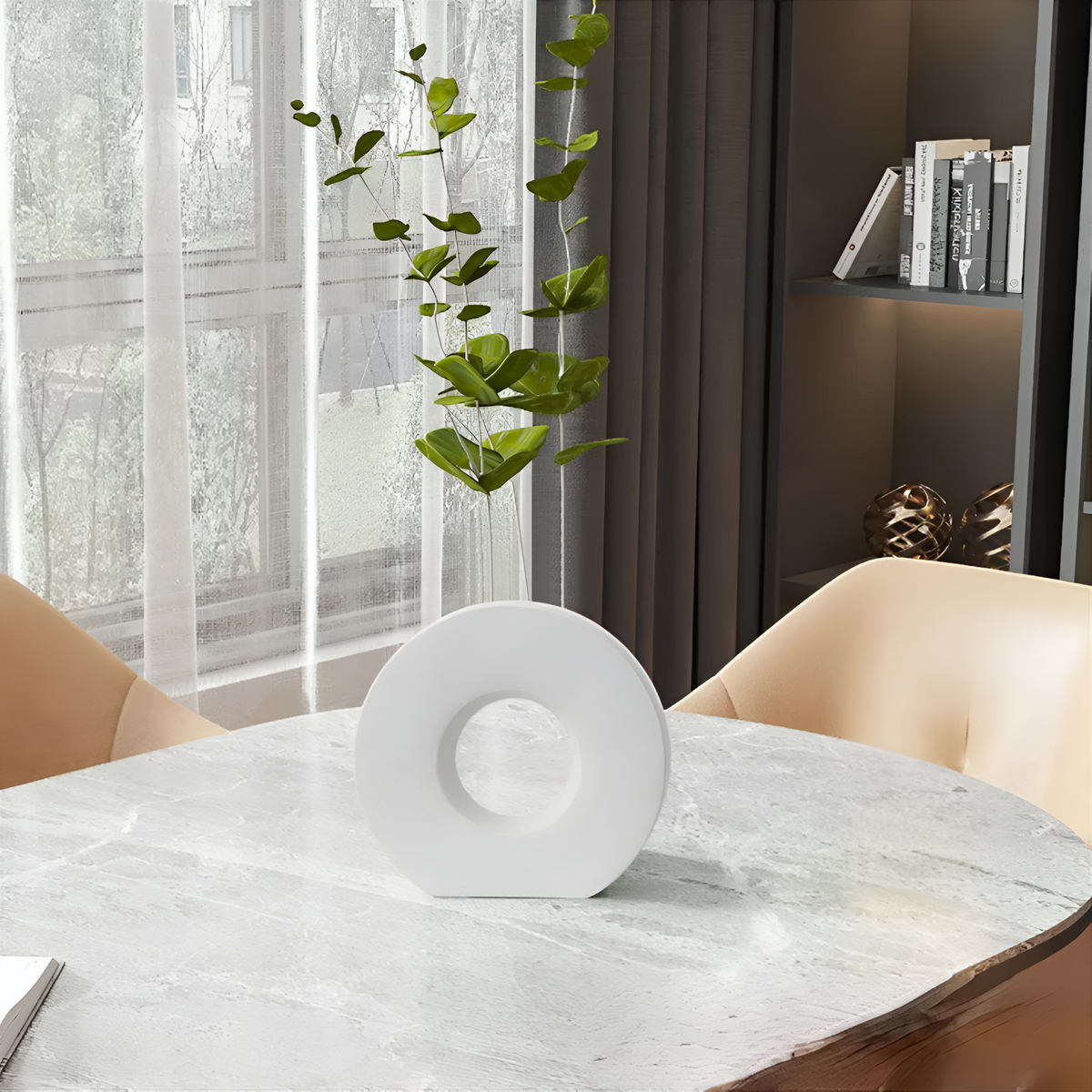Nordic Minimalist Style Ceramic Vase — product detail view