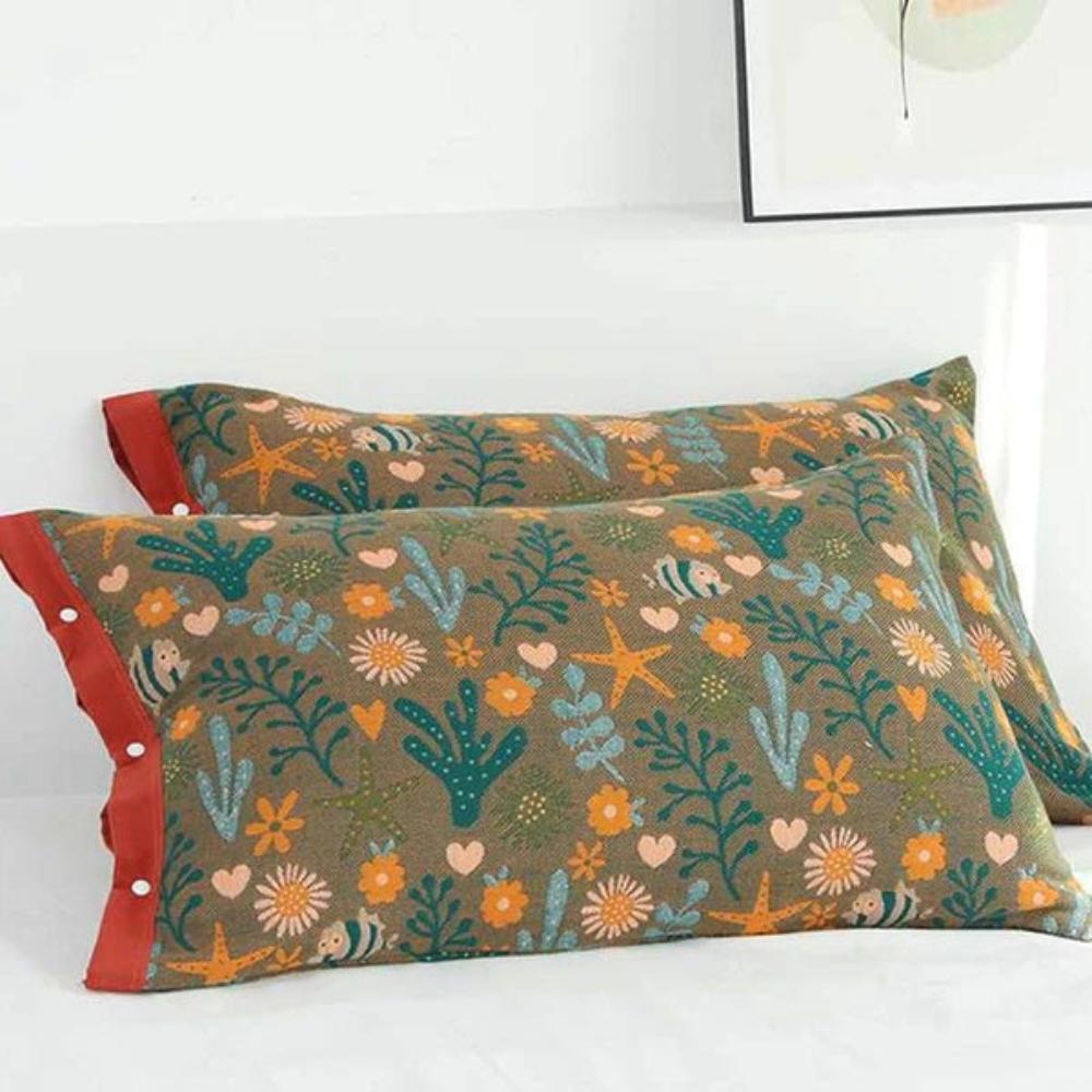 Ultra Soft Coral Pattern Pillowcases — alternate angle view