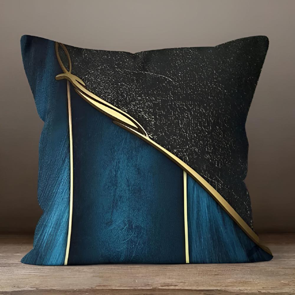 Emerald Leaf Cushion Cover — alternate angle view