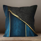 Emerald Leaf Cushion Cover — alternate angle view