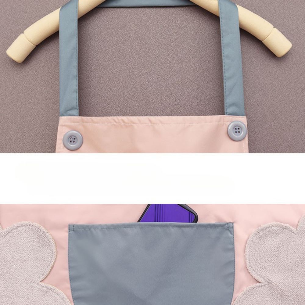 Hello Spring Waterproof Apron — product in use
