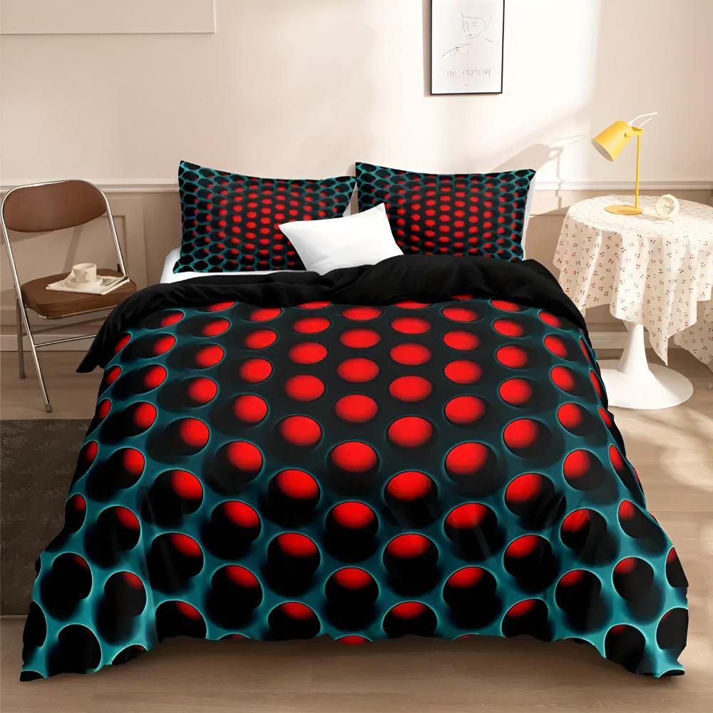 Cosmic Vortex | 3pcs Quilt Cover Set — product in use