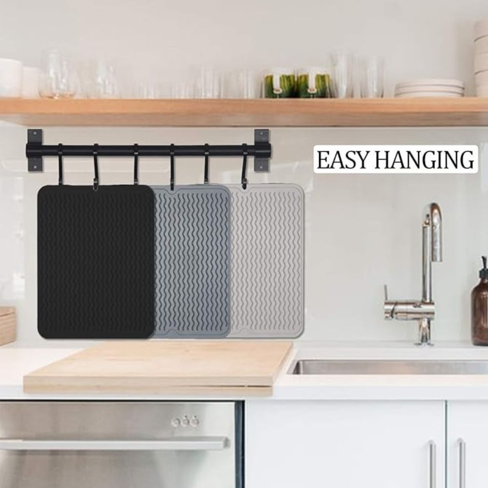 Quick Flow Silicone Kitchen Mat — product close-up