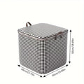 Houndstooth Collapsible Storage Box — additional view