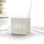 Modern Cube LED Alarm Clock — additional view