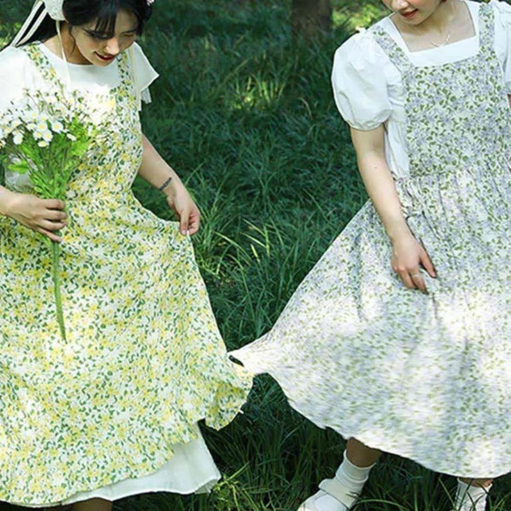 Pastoral Charm Pure Cotton Apron — product close-up