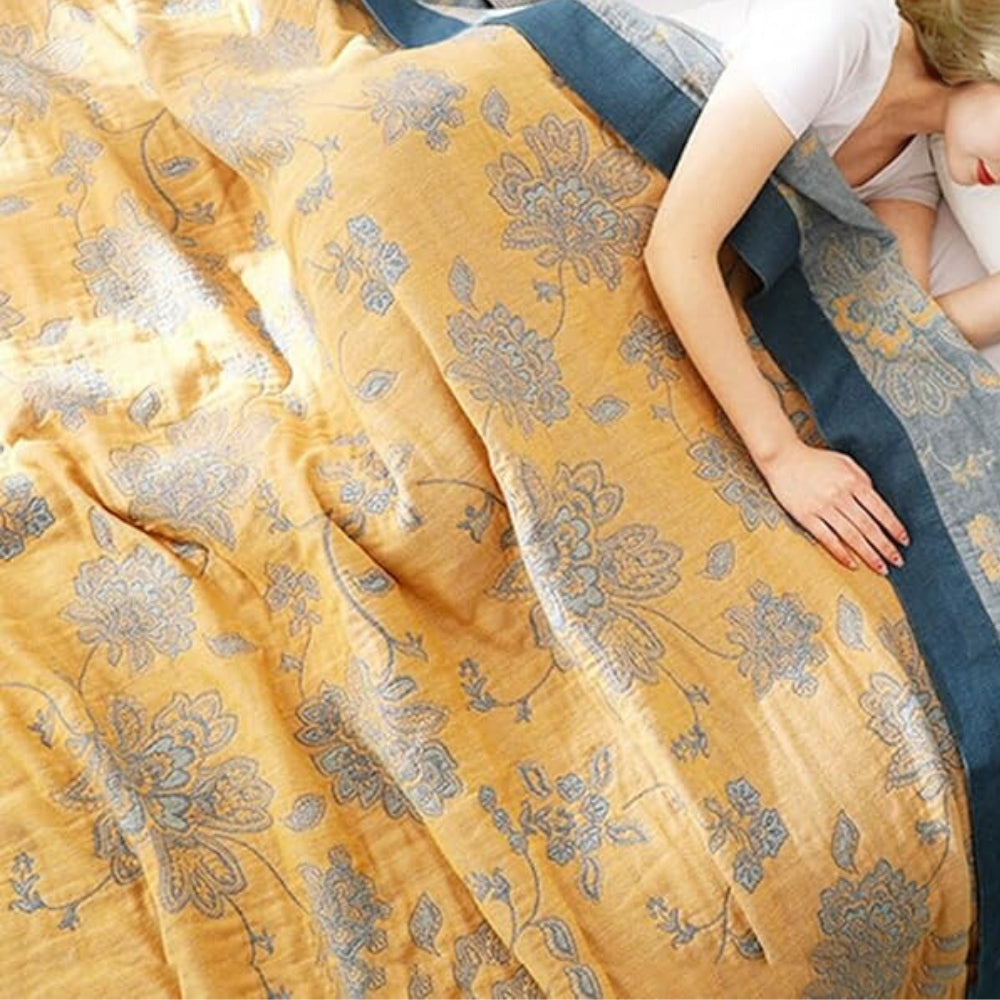 Floral Dream Comfort Blanket — product in use