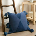 Tassel Touch Cushions — material texture close-up
