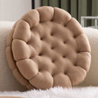 Snuggly Cookie-Inspired Cushion — size and scale reference