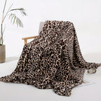 Wild Elegance Leopard Print Blanket — main product photo