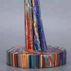 Female Thinker Colourful Art Sculpture — lifestyle shot