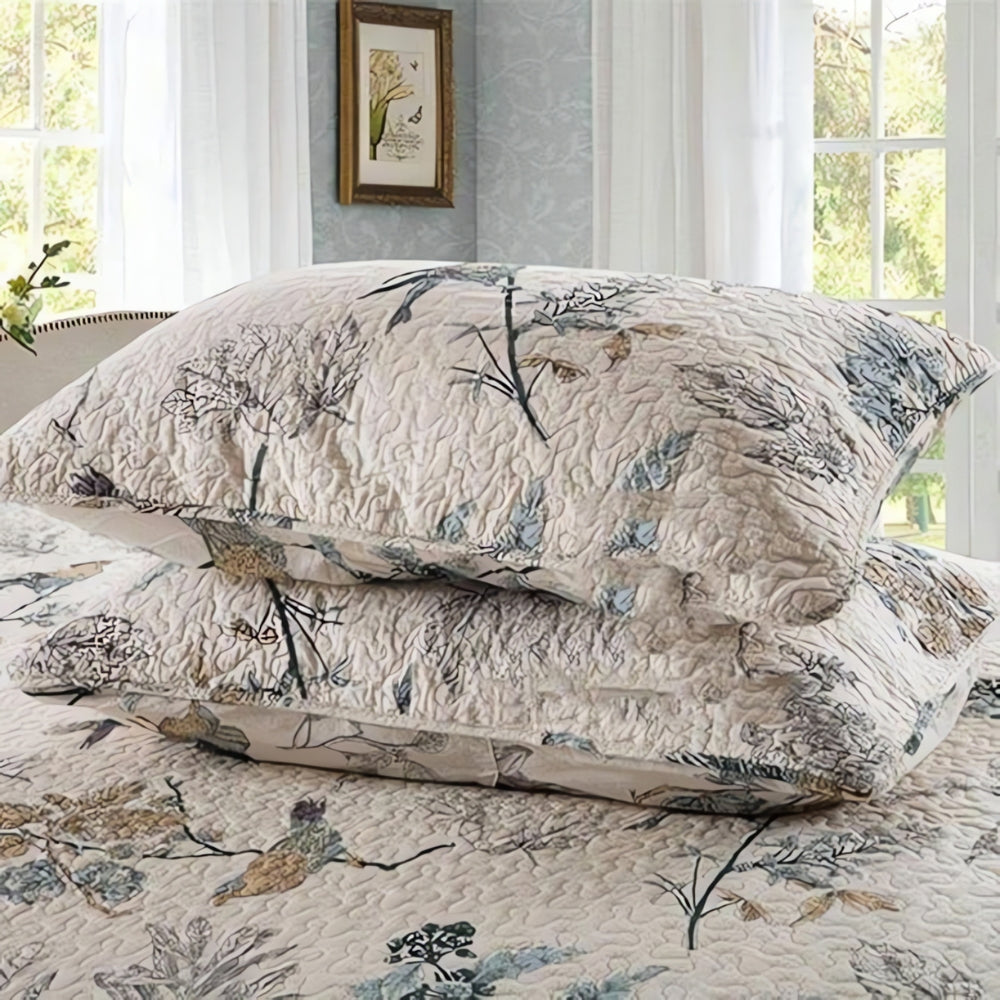 Elegant Floral Coverlet — lifestyle shot