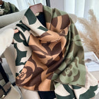 Abstract Retro Fringe Soft Shawl — main product photo
