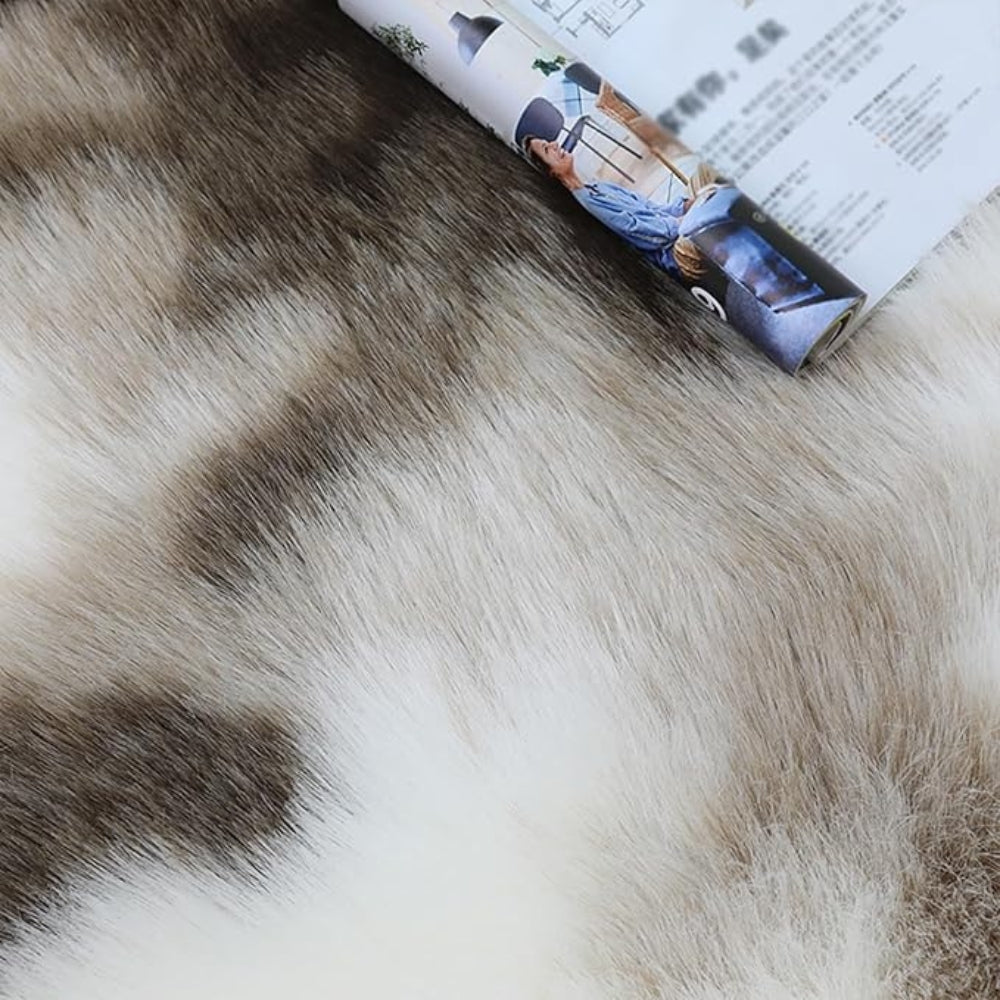 Acrylic Luxurious Faux Fur Rug — lifestyle shot
