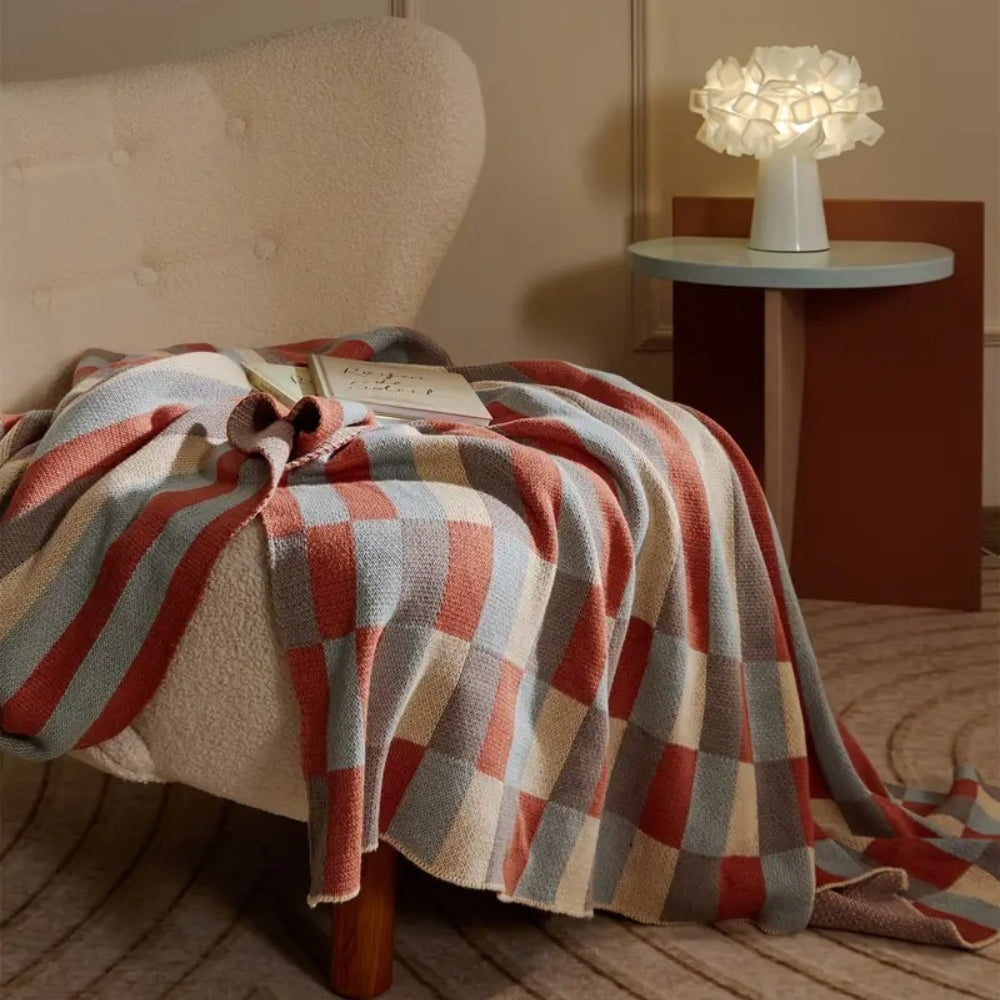 Nordica Stripes Breathable Cotton Blanket — main product photo