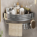 Aluminium Corner Shower Caddy Rack — alternate angle view