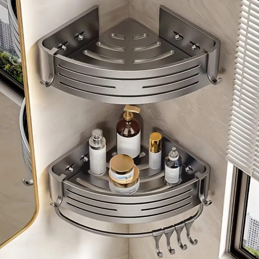 Aluminium Corner Shower Caddy Rack — main product photo