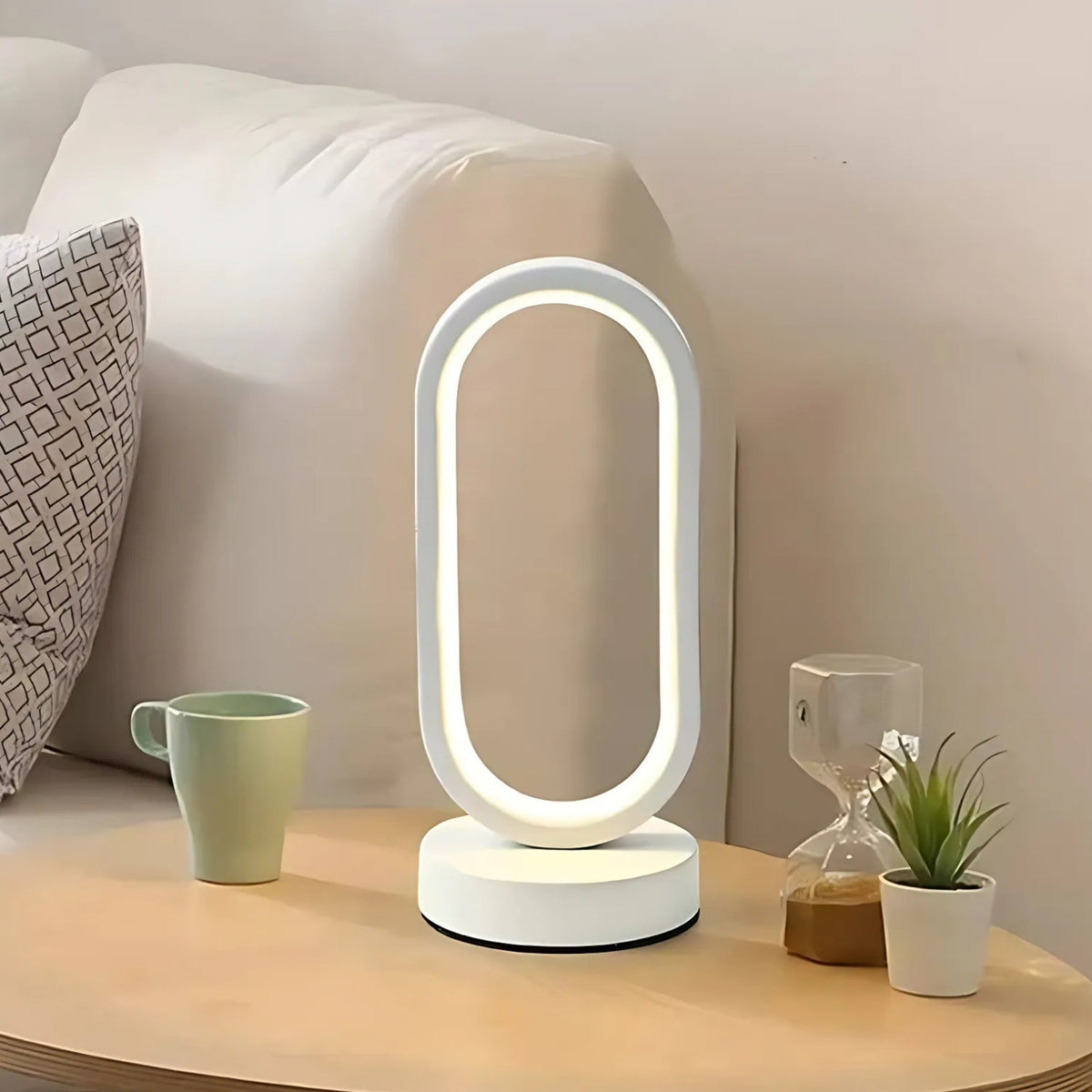 Ambient Oval Arc LED Lamp — product detail view