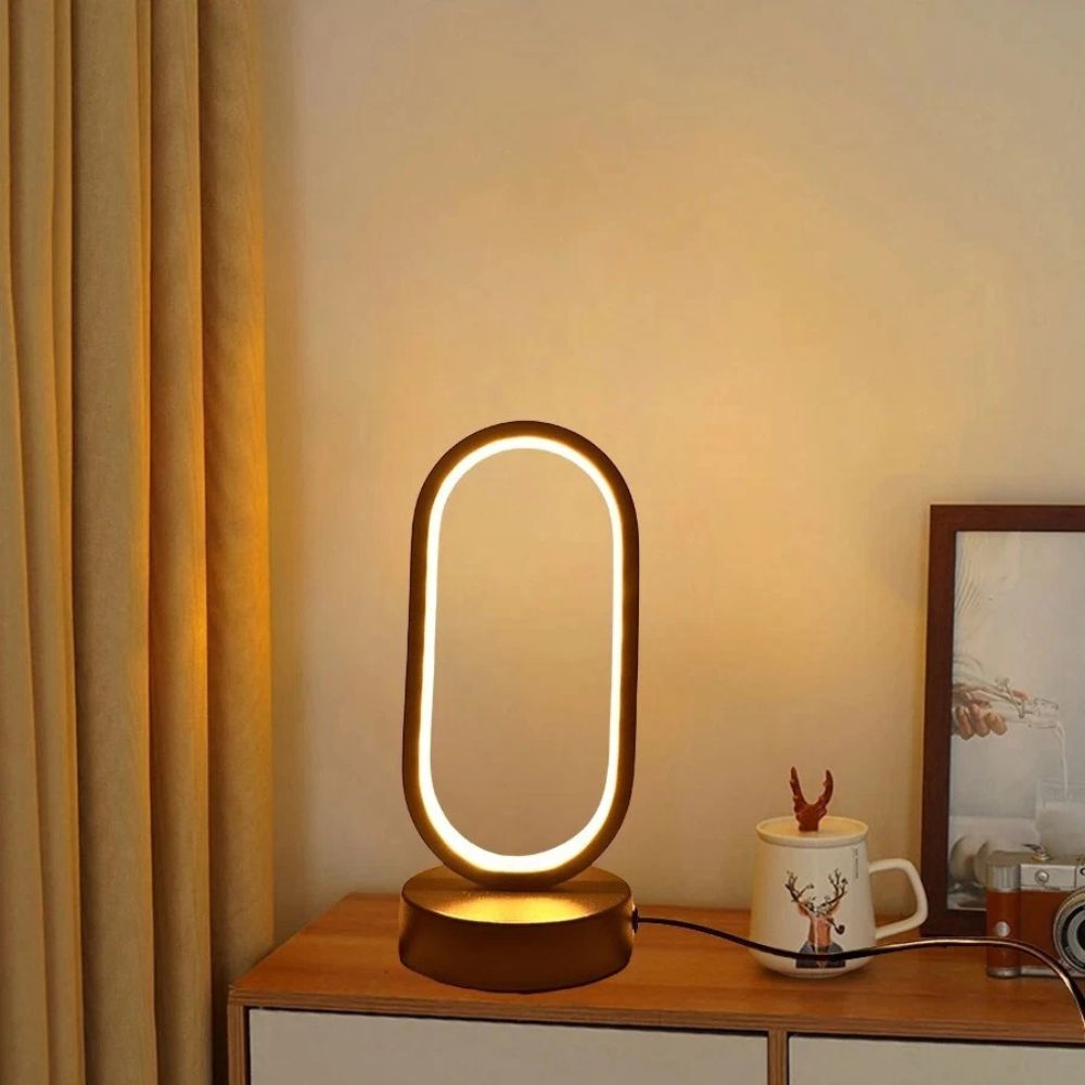 Ambient Oval Arc LED Lamp — product close-up