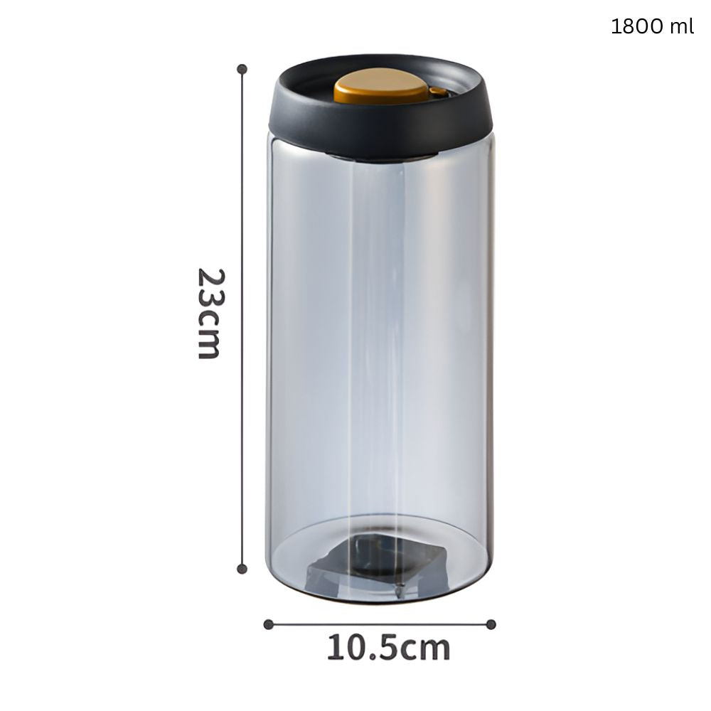 Aroma Vaccum Coffee Canister — alternate angle view