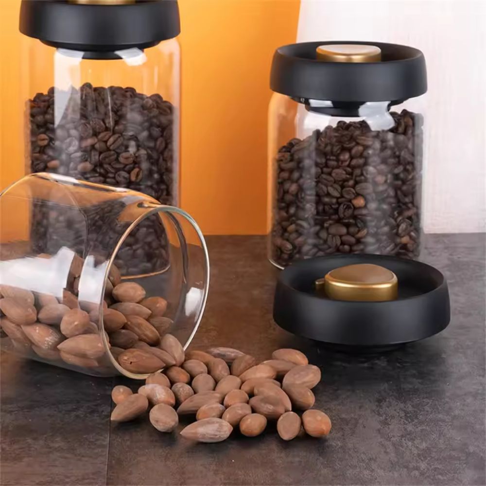 Aroma Vaccum Coffee Canister — product close-up