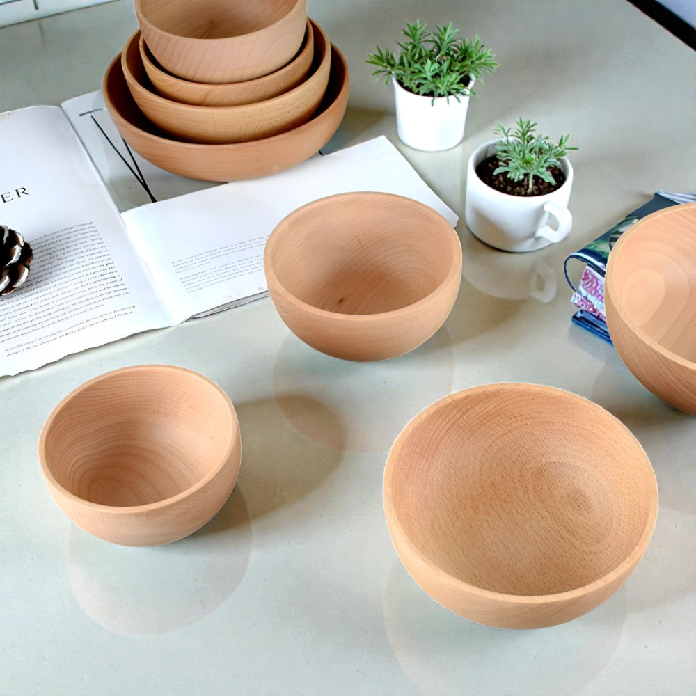 Wooden Salad Bowl — view 2