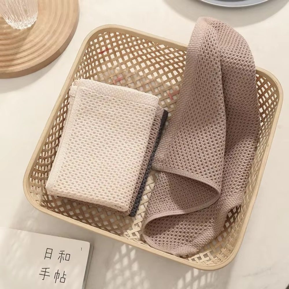 Auralin Honeycomb Tea Towel | 3pcs Set — product in use