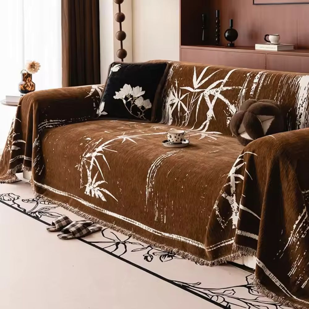Bamboo Whisper Sofa Cover — product close-up