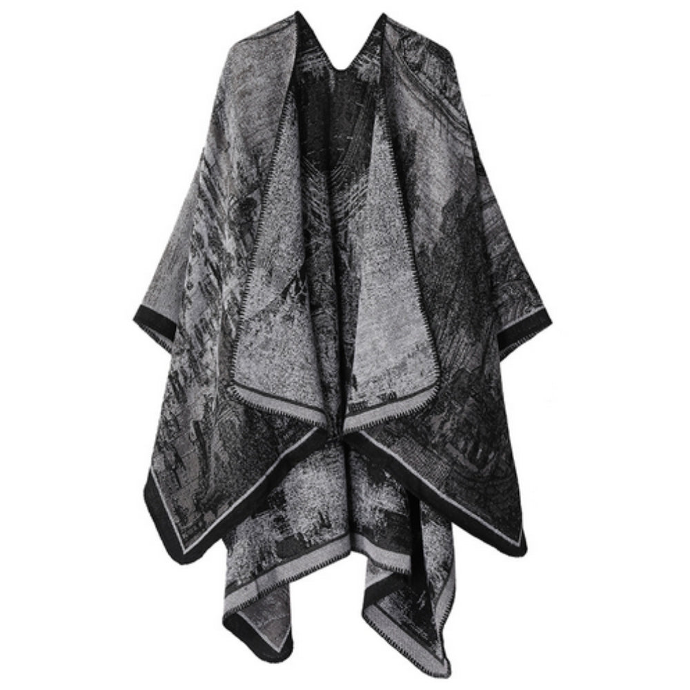Baroque Boho Unisex Cardigan Shawl — product feature detail
