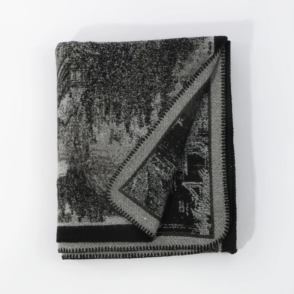 Baroque Boho Unisex Cardigan Shawl — product detail view