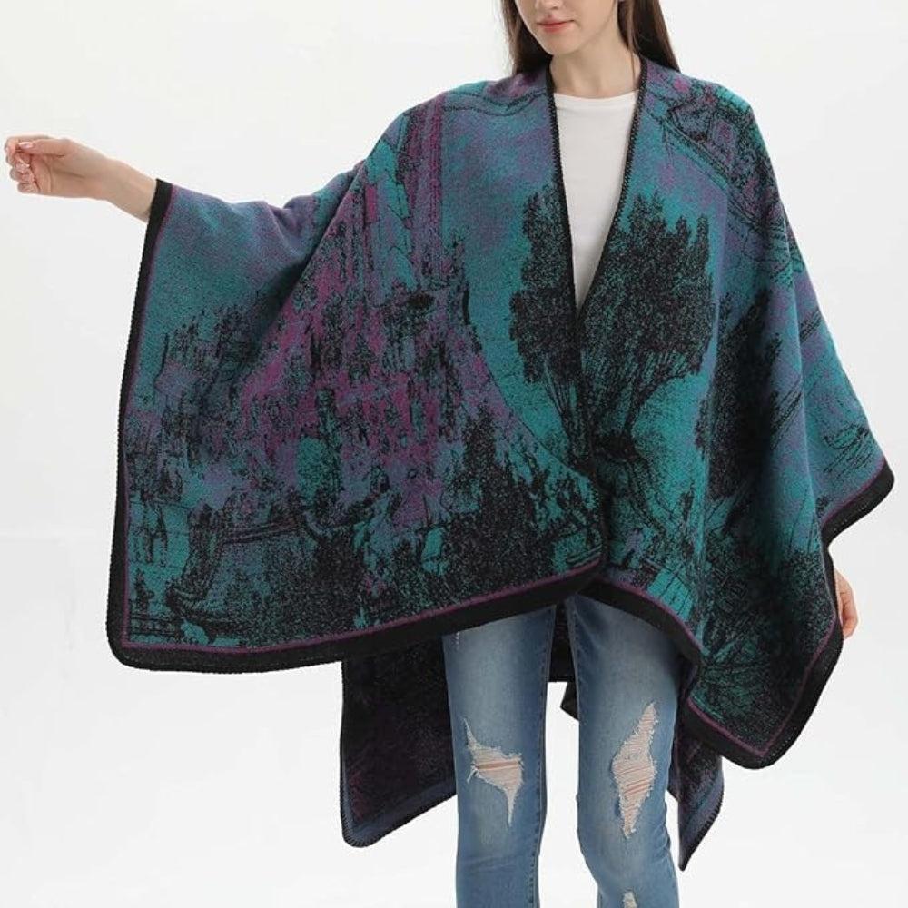Baroque Boho Unisex Cardigan Shawl — main product photo