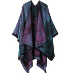 Baroque Boho Unisex Cardigan Shawl — product close-up