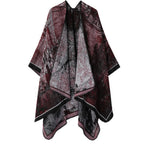 Baroque Boho Unisex Cardigan Shawl — lifestyle shot