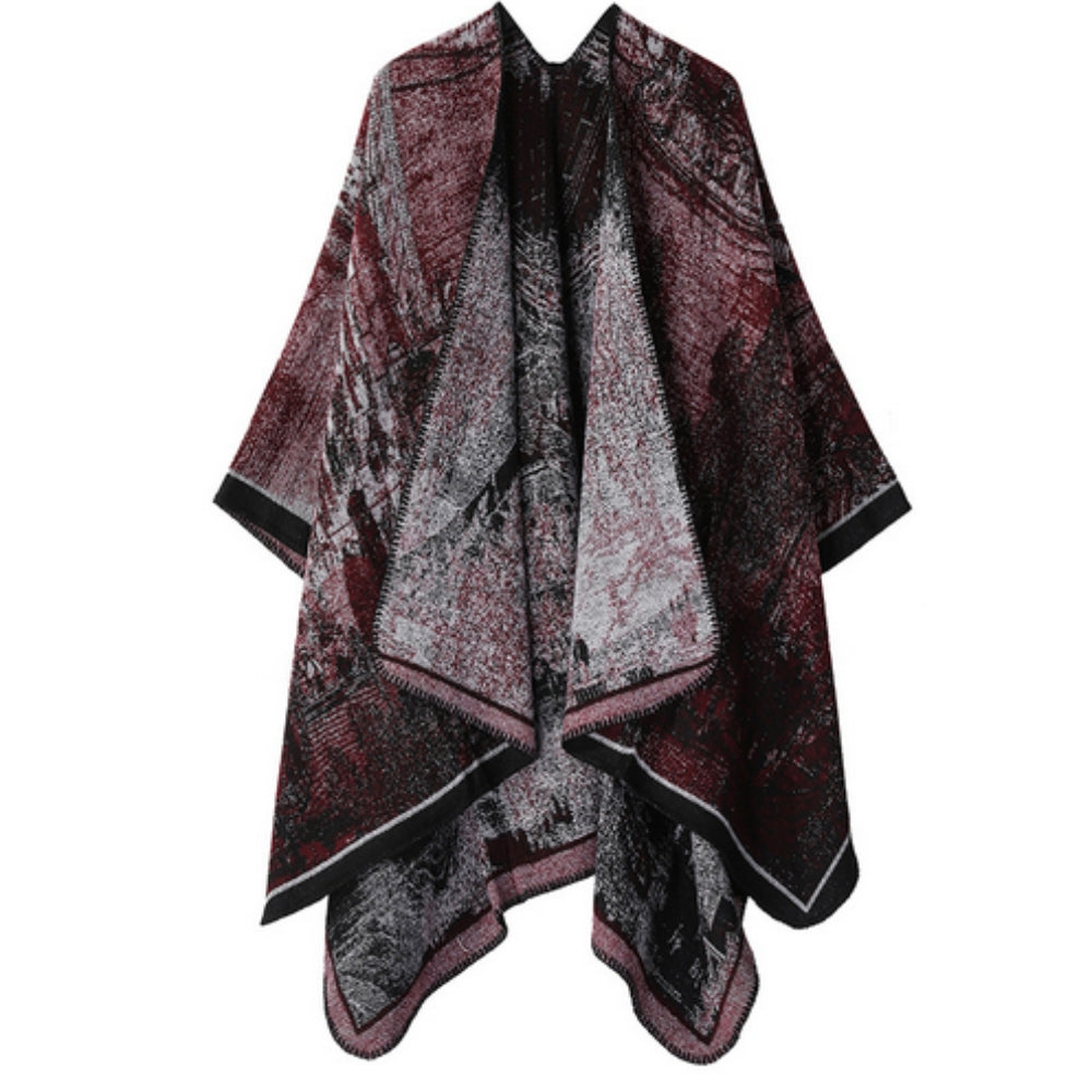 Baroque Boho Unisex Cardigan Shawl — lifestyle shot