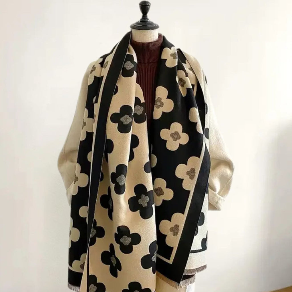 Bloom Classic Floral Winter Scarf — main product photo