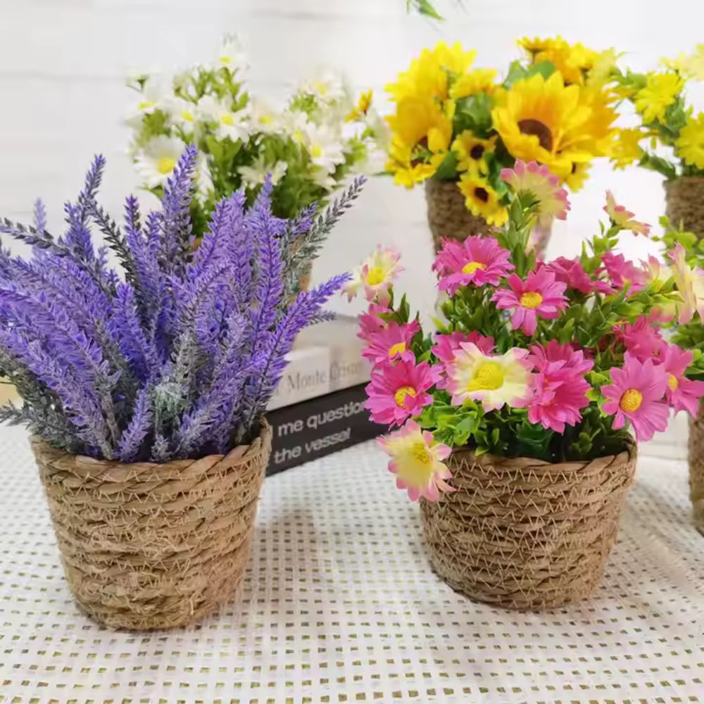 Bloom Ease Mini Artificial Potted Plant — main product photo