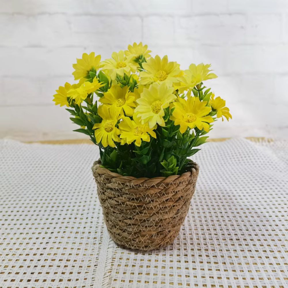 Bloom Ease Mini Artificial Potted Plant — alternate angle view