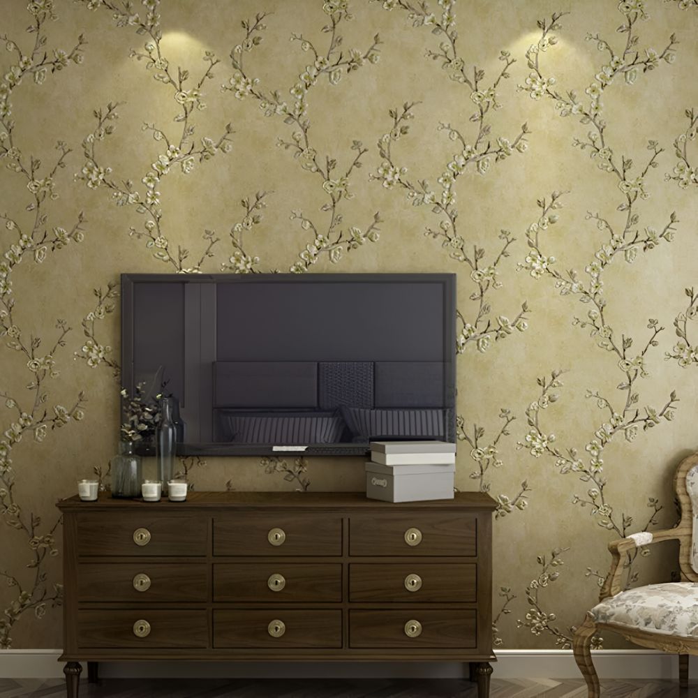 Blossom Peel & Stick Adhesive Wallpaper — lifestyle shot