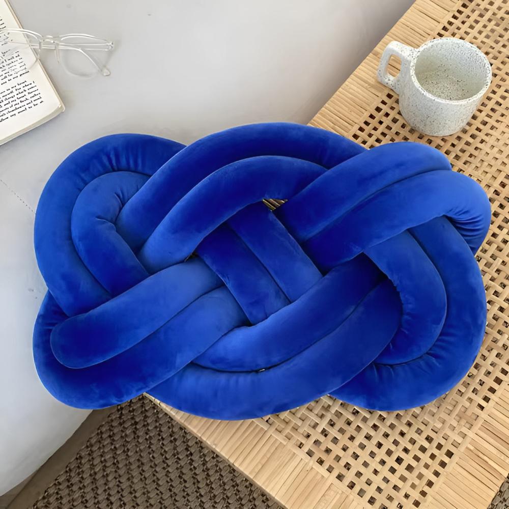 Braided Plush Cushion — lifestyle shot